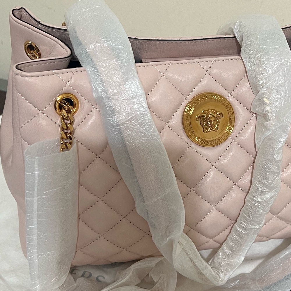 NEW VERSACE NAPPA SHOULDER BAG - Picture 11 of 14
